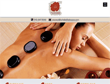 Tablet Screenshot of lavitabelladayspa.com